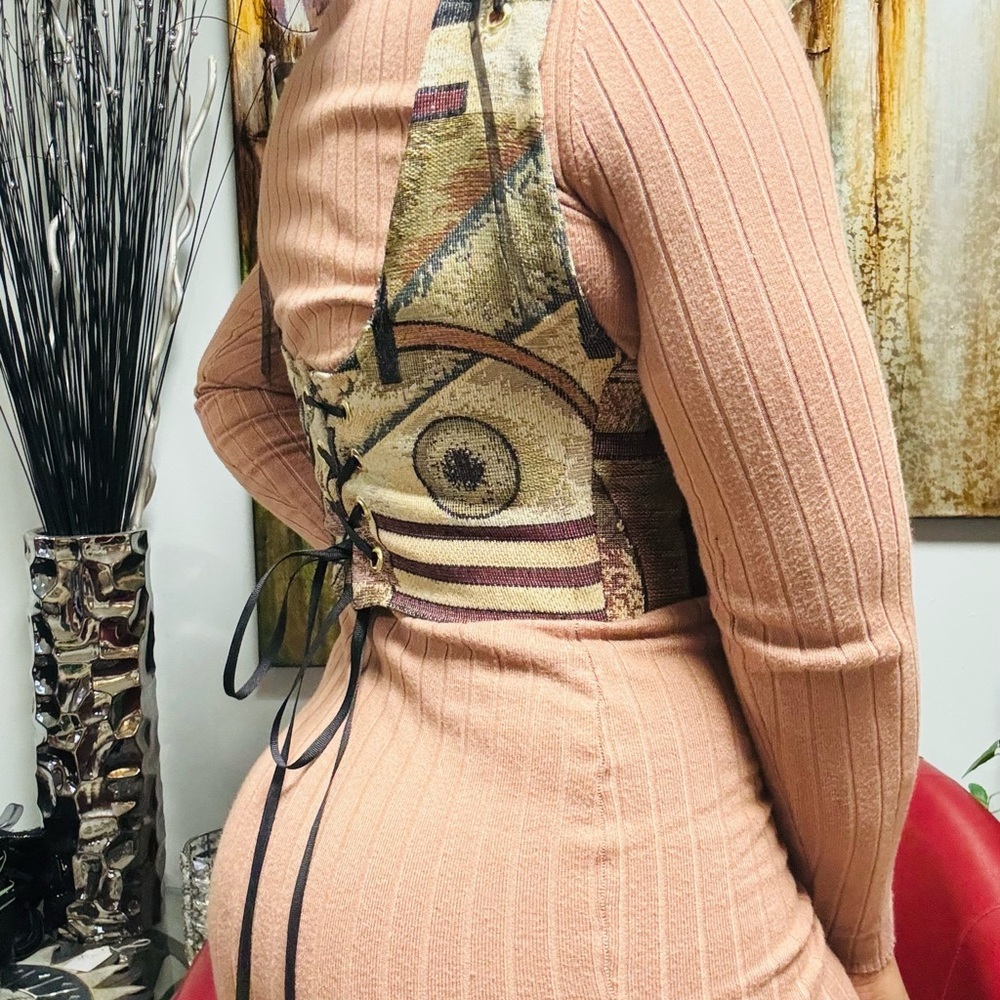 Abstract Pattern corset - Picture 2 of 8